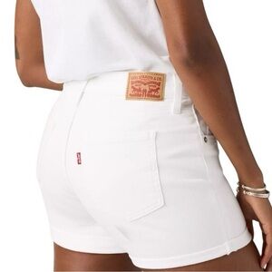 Levi's White Jean Shorts for Women